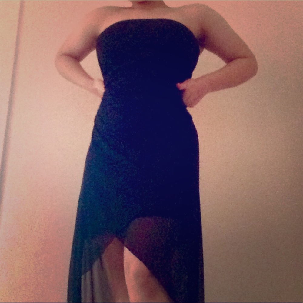 Black sleeveless dress/skirt